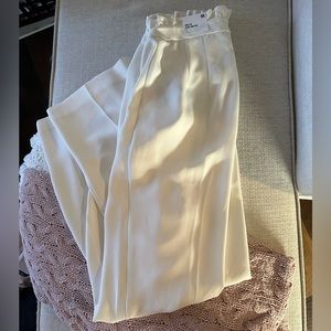Wide leg super high rise pants NWT!